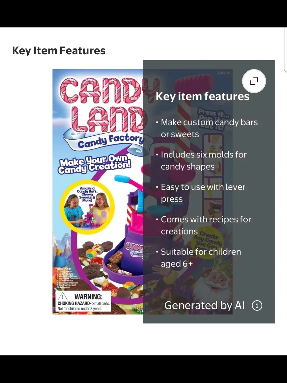 Candy Factory Kids Toy – Pink & Purple
